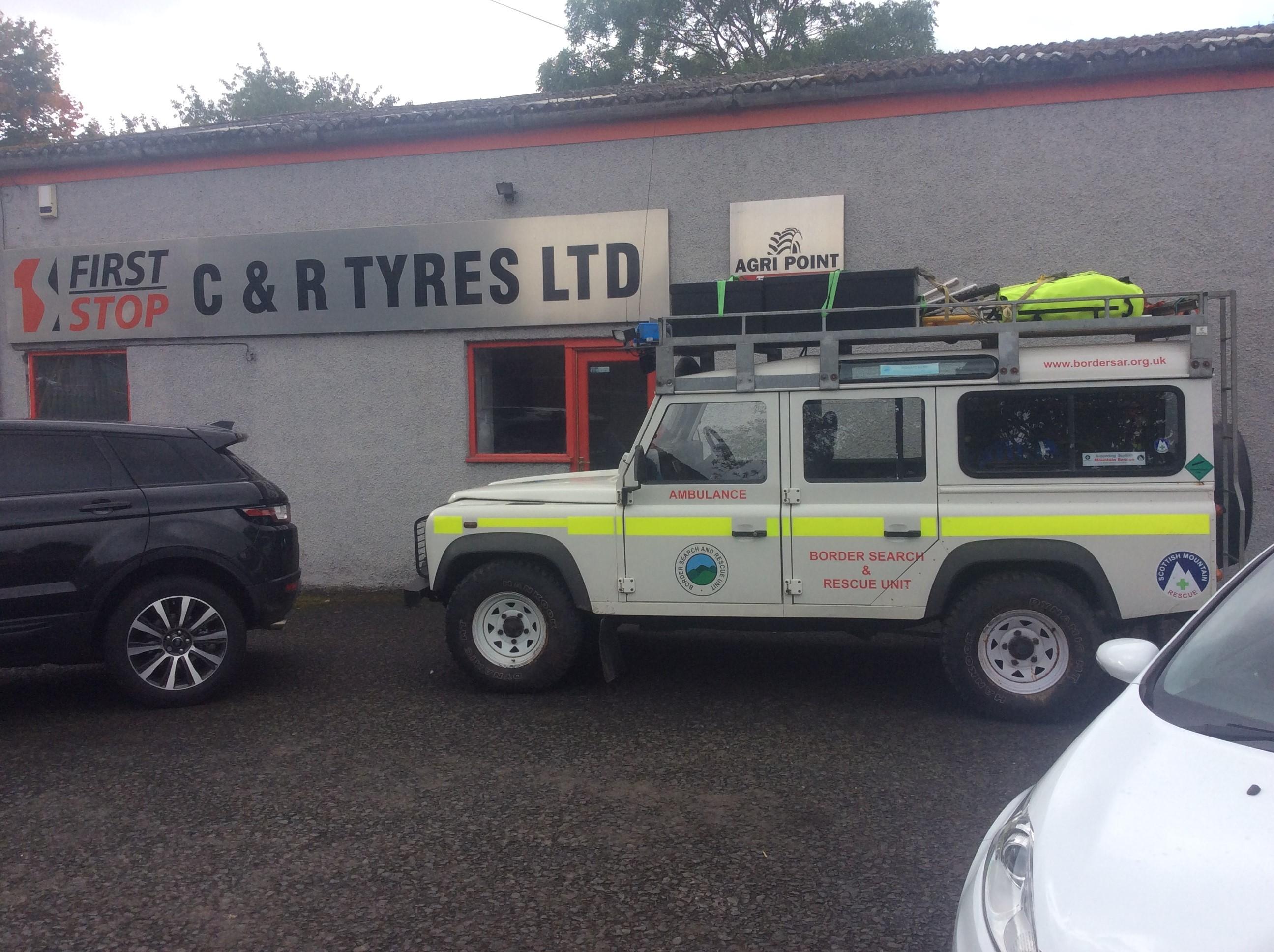 Team Landrover at C&R Tyres, Kelso