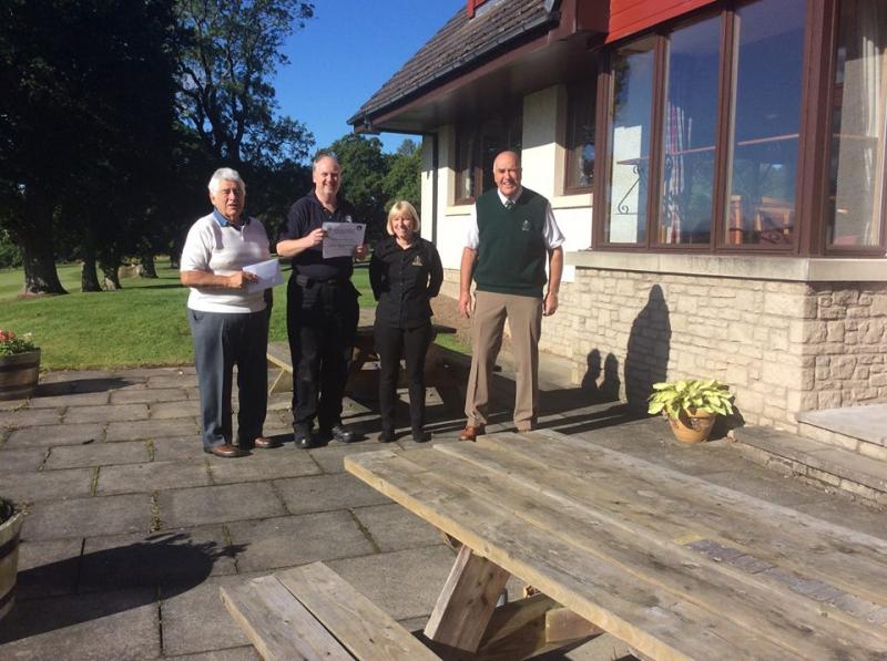 Minto Golf Club have raised Â£502 for BSARU