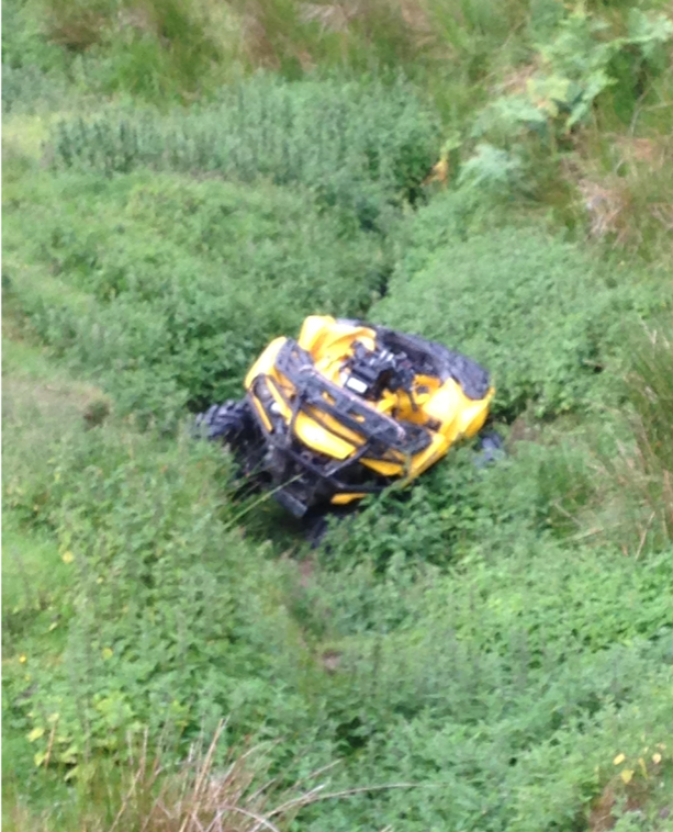 Quad Bike in trouble!